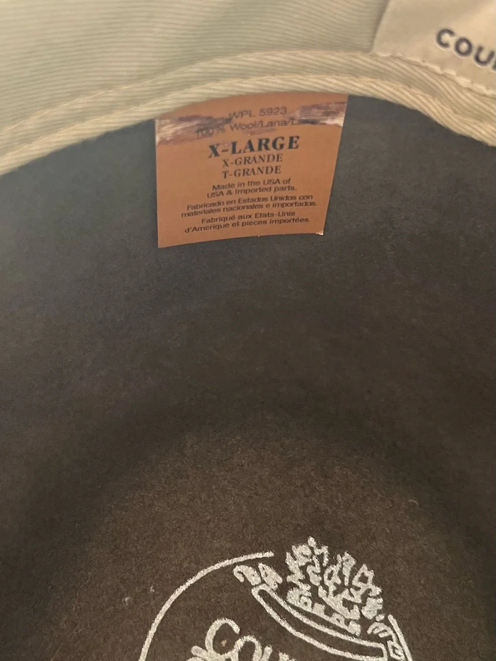 Country Gentleman - Wool Hat - Size XL